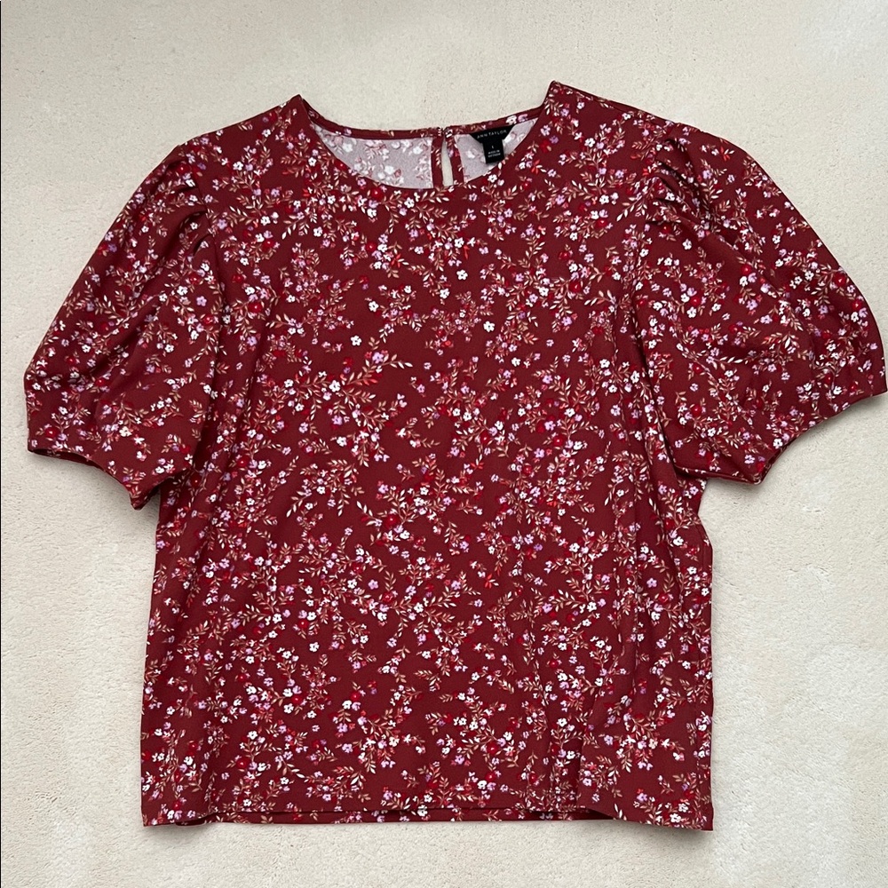 Ann Taylor Floral Blouse